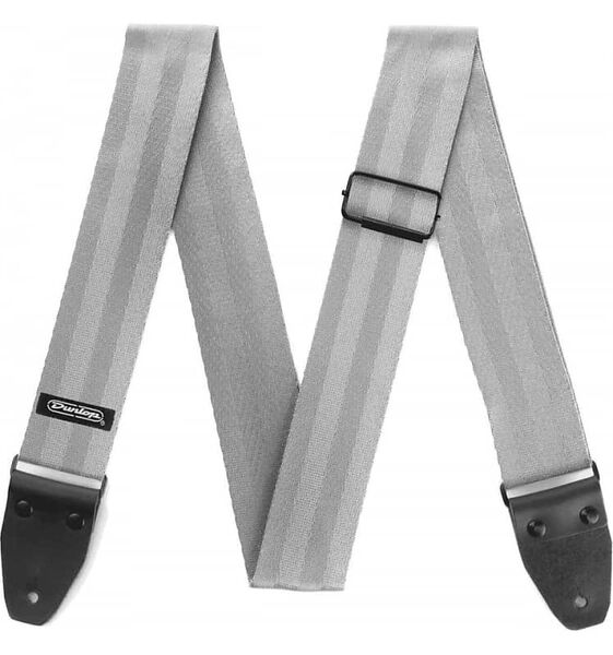 Ремень для гитары Dunlop DST7001GY Deluxe Seatbelt Grey артикул A158443-1