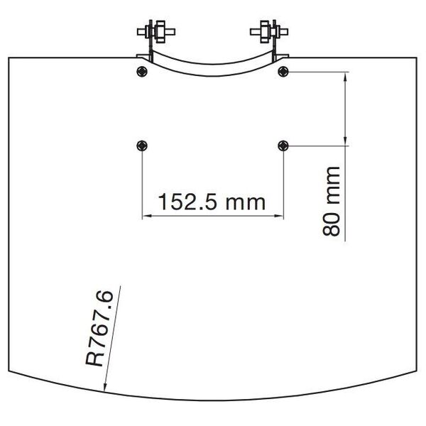 Полка с консолью SMS Flat shelf H grey + Consol артикул A101097-1