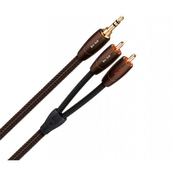 Кабель межблочный аудио AudioQuest Big Sur 3.5M-2RCA, 5.0 м артикул A131020-1