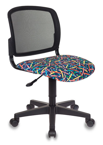 Кресло Бюрократ CH-296/PENCIL-BL (Children chair CH-296NX black pencils cross plastic) артикул A148272-1