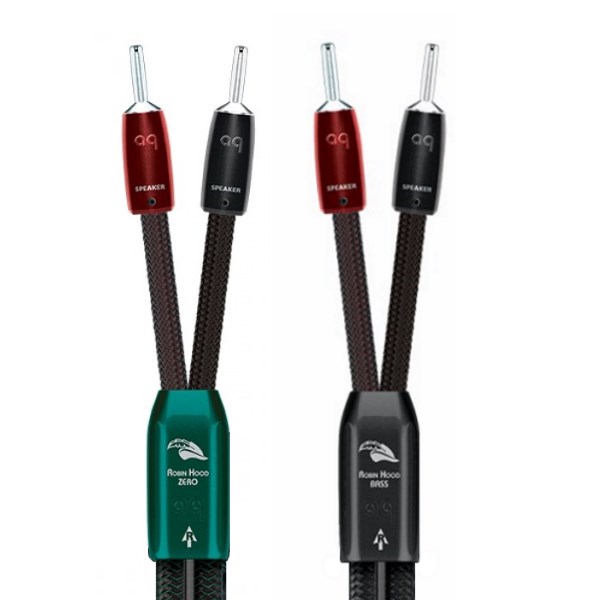 Акустический кабель AudioQuest Robin Hood Treble + Robin Hood Bass BiWire Banan 2.0m артикул A120219-1