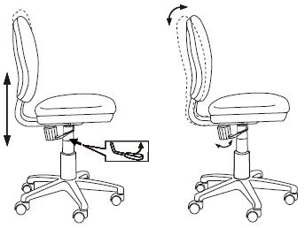 Кресло Бюрократ CH-W213/TW-18 (Children chair CH-W213 l-green TW-18 cross plastic plastik белый) артикул A148182-1-6