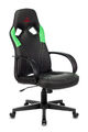 Кресло Zombie RUNNER GREEN (Game chair RUNNER black/green eco.leather cross plastic) артикул A148155-1-1