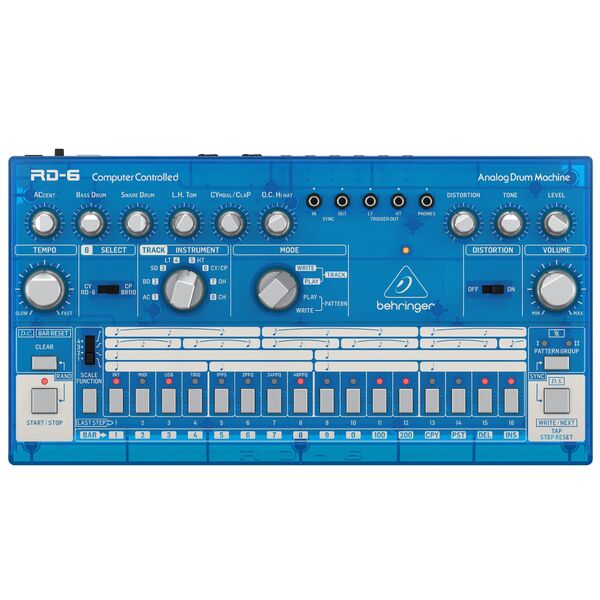 Аналоговая драм-машина Behringer RD-6-BB артикул A148627-1
