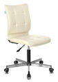 Кресло Бюрократ CH-330M/BEIGE (Office chair CH-330M beige Orion-10 eco.leather cross metal хром) артикул A148184-1-1