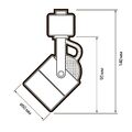 Светильник-прожектор трековый PTR JazzWay 27 GU5.3 IP20 230В WH бел. 5039124 артикул A161396-1-2