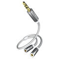 Кабель межблочный аудио In-Akustik Premium Y-adapter 3.5 Phone <> 2 Phone(F) #00410212 артикул A109640-1-1