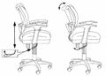Кресло Бюрократ CH-W797/SD/TW-18 (Children chair Ch-W797 l-green TW-03A seatl-green TW-18 mesh/fabric cross plastic plastik б) артикул A148159-1-4