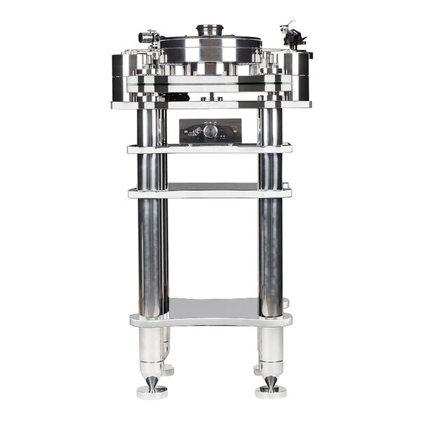 Стойка для Transrotor ZET 1 Glossy White. Глянцевый белый акрил и полированный алюминий артикул A138416-1