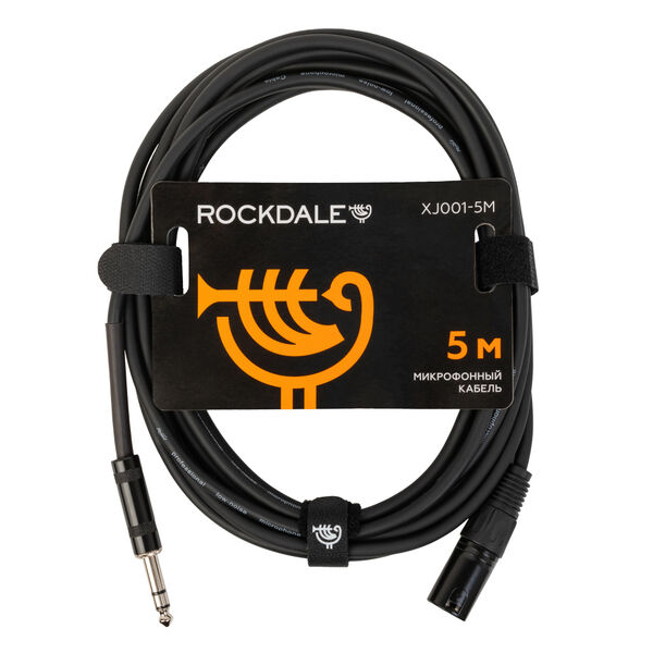 Микрофонный кабель ROCKDALE XJ001-5M Black артикул A155134-1
