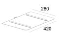 Полка для AV оборудования Digis DSM-PA04 артикул A131897-1-3