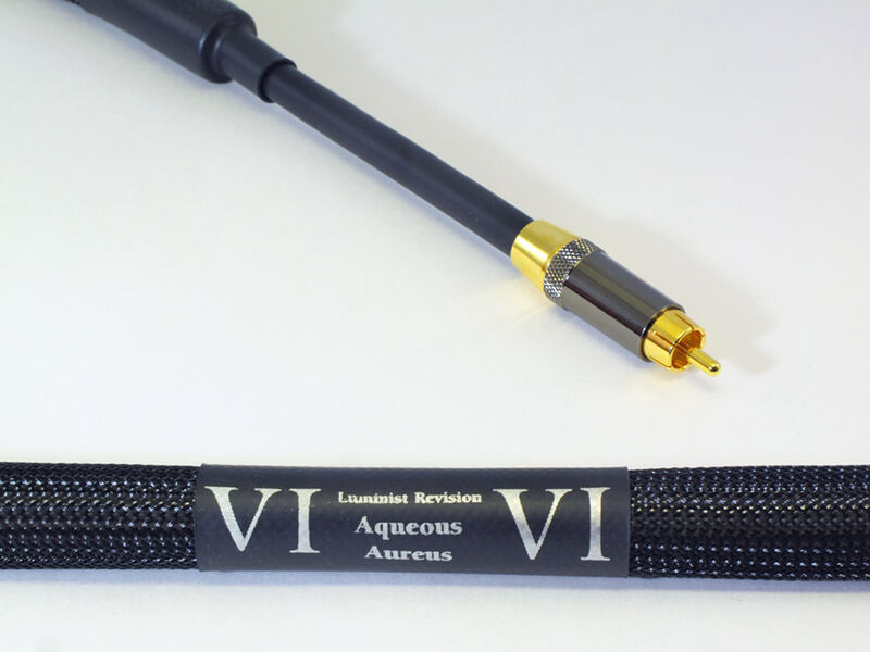 Кабель межблочный Purist Audio Design Aqueous Aureus RCA 1.0m Luminist Revision артикул A108606-1