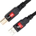 Кабель Eagle Cable DELUXE USB 2.0 A - B 0.8m #10060008 артикул A147195-1-2