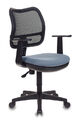 Кресло Бюрократ CH-797AXSN/26-25 (Office chair Ch-797AXSN black seatgrey 26-25 mesh/fabric cross plastic) артикул A148202-1-1