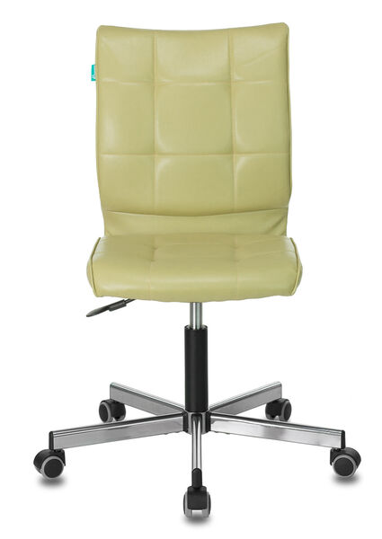 Кресло Бюрократ CH-330M/GREEN (Office chair CH-330M green Best 79 eco.leather cross metal хром) артикул A148169-1-2