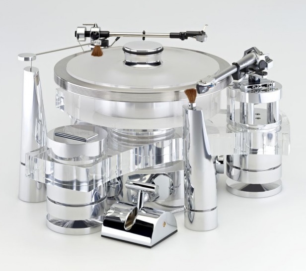Стол винилового проигрывателя Transrotor TOURBILLON FMD с подготовкой под тонарм Rega, Блоком питания Konstant FMD и алюминиевым прижимным диском артикул A138411-1