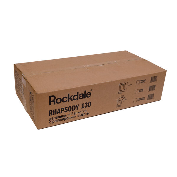 Банкетка ROCKDALE Rhapsody 130 Black артикул A143533-1-10
