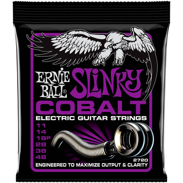 Струны для электрогитары Ernie Ball 2720 Cobalt Power Slinky артикул A168529-1