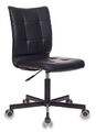 Кресло Бюрократ CH-330M/BLACK (Office chair CH-330M black Leather Black eco.leather cross metal черный) артикул A148140-1-1