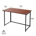 Складной письменный стол (для компьютера) EUREKA ERK-FT-43T Teak артикул A149794-1-2