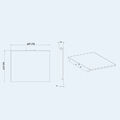 Полка OMB BIG TROLLEY SHELF PLATE black артикул A147257-1-2