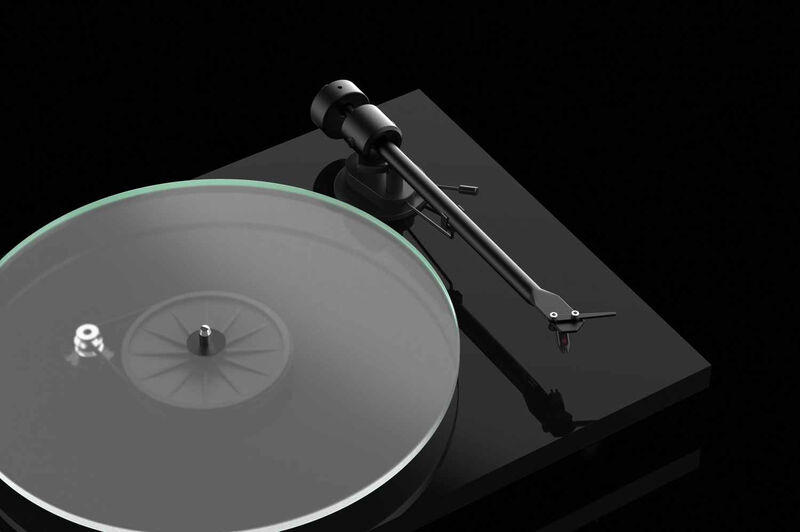 Проигрыватель винила Pro-Ject T1 (OM 5E) Piano Black артикул A121243-1-4