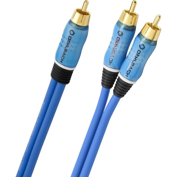 Кабель межблочный аудио Oehlbach PERFORMANCE BOOOM! Y-Adapter cable, 2,0m blue, D1C22702 артикул A159817-1