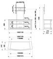 Подставка Akur ESTELLE PS 1200 артикул A103434-1-6