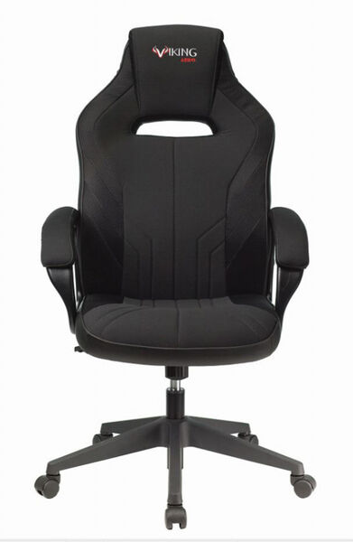 Кресло Zombie VIKING 3 AERO BLACK (Game chair VIKING 3 AERO Edition black textile/eco.leather cross plastic) артикул A148201-1-2