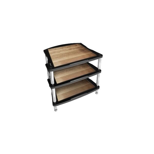 Стойка под Hi-Fi Bassocontinuo LYRA XL4 2.1 Walnut 90 mm (ножки белые) артикул A164620-1