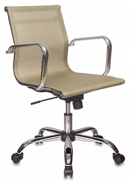 Кресло Бюрократ CH-993-LOW/GOLD (Office chair CH-993-Low gold gauze low back cross metal хром) артикул A148322-1 в интернет-магазине «HiFi-Trade»