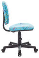 Кресло Бюрократ CH-204NX/STICK-BLUE (Children chair CH-204NX blue Sticks 06 cross plastic) артикул A148224-1-3