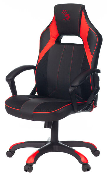 Кресло A4Tech BLOODY GC-140 (Game chair Bloody GC-140 black/red eco.leather/fabric cross) артикул A148212-1-3