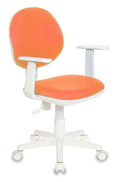 Кресло Бюрократ CH-W356AXSN/15-75 (Children chair Ch-W356AXSN orange 15-75 cross plastic plastik белый) артикул A148186-1
