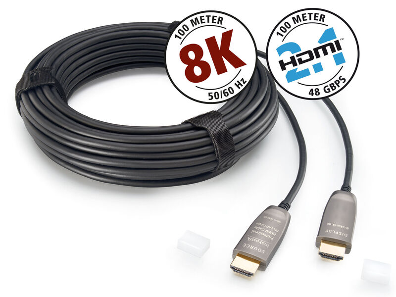 HDMI-кабель In-Akustik Profi HDMI 2.1 Optical Fiber Cable 8K 48Gbps 70m, 009245070 артикул A133880-1