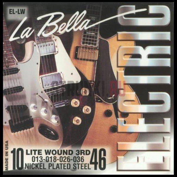 Струны для электрогитары La Bella EL-LW артикул A168611-1