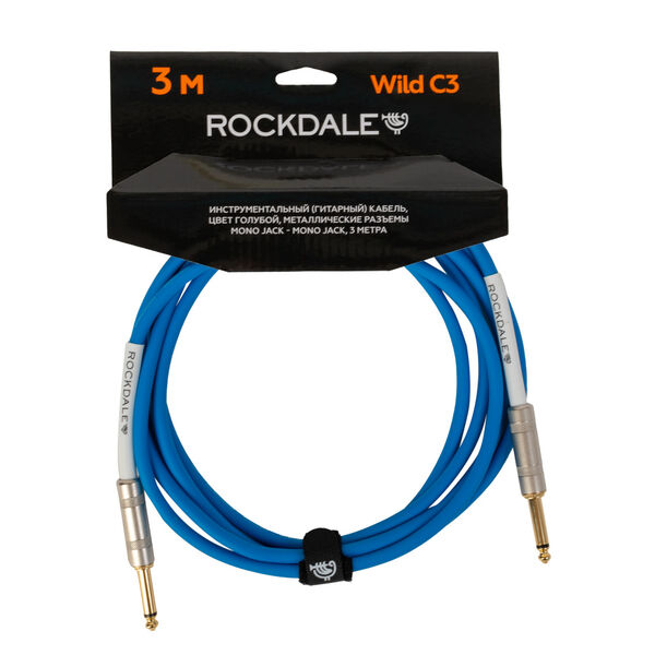 Инструментальный кабель ROCKDALE Wild C3 Blue артикул A155115-1