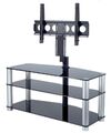 Тумбы под телевизор с креплением Alphason ADP 3/96 piano black артикул X33935522-1-1