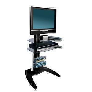 Тумбы под телевизор с креплением Alphason AG 54/2LCD-100 black артикул X33935498-1