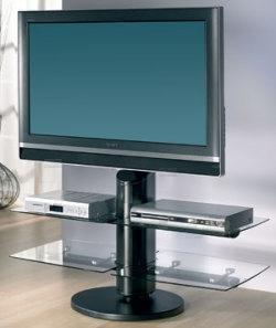 Тумбы под телевизор с креплением Alphason APX 50/4 black артикул X33935424-1