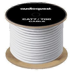 Акустические кабели в катушках AudioQuest CAT700, (152.4m)  white/grey артикул X33919139-1