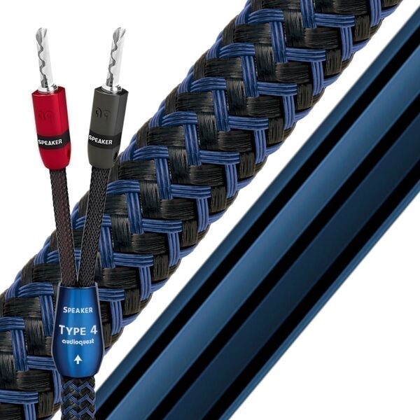 Готовые акустические кабели AudioQuest Type 4, Spade, 3m артикул X33917511-1