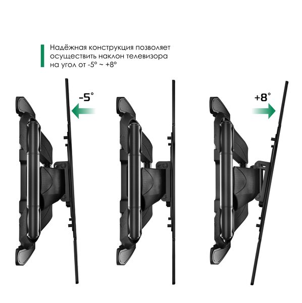 Кронштейн для телевизора Onkron M15 black артикул A114548-1-4