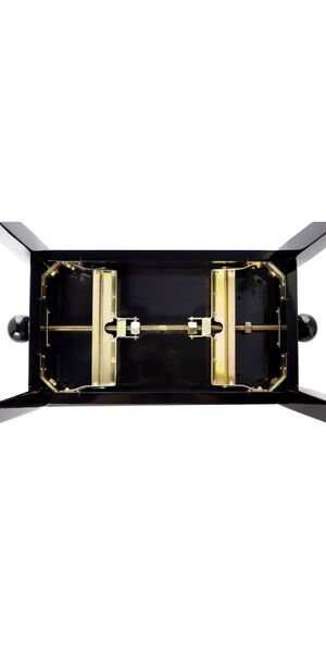 Банкетка для пианино Bespeco SG101BLVN Black Polish/Black Velvet артикул A146400-1-2