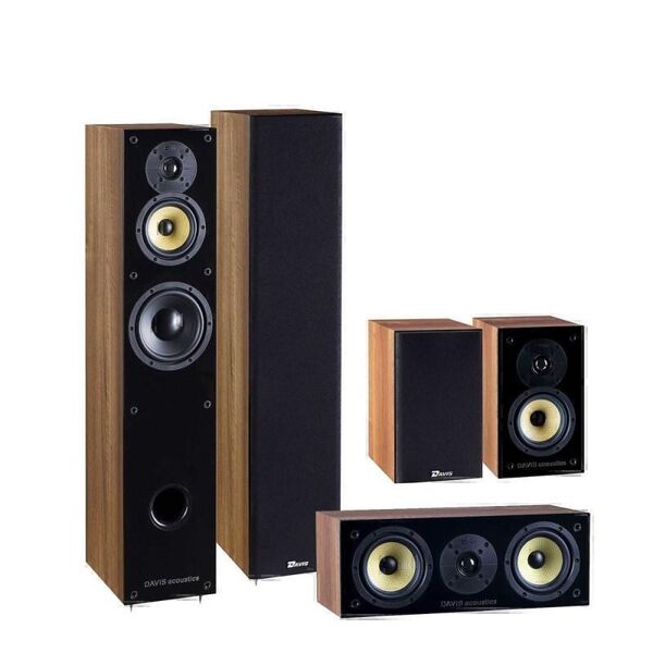 Домашние кинотеатры 5.0 Davis Acoustics Balthus Set 5.0 (50+30+10) walnut артикул X33983963-1