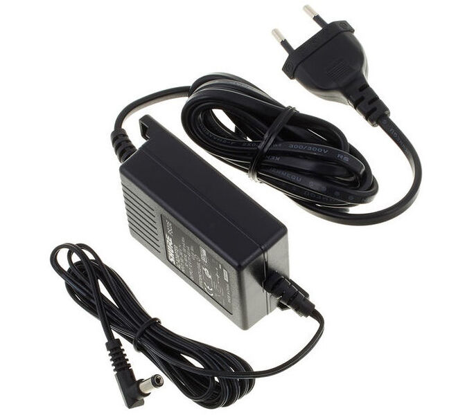 Блок питания сетевой Shure PS24E для радиосистем BLX4, BLX88, GLXD6, PG4, PGX4, P2T, SLX4, QLXD4.12V DC max. 400 mA артикул A118997-1
