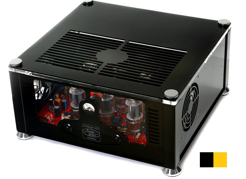 Усилитель мощности AUDIO VALVE Challenger 250 black/gold артикул A108865-1