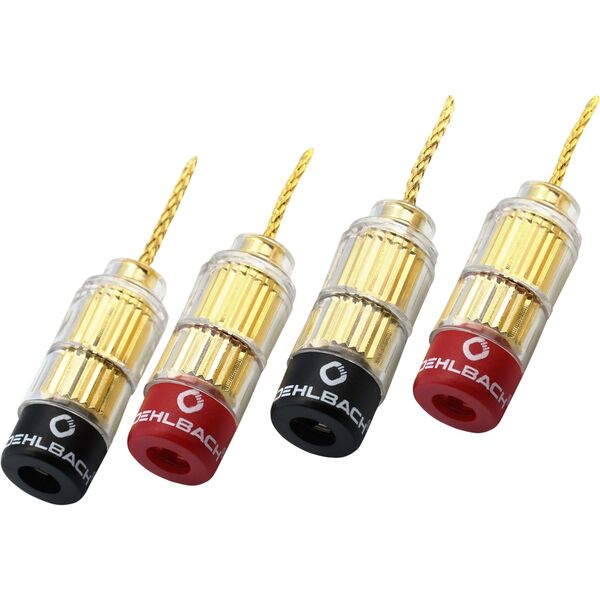 Разъем Oehlbach EXCELLENCE Banana Solution Flex, 1,5mm2 - 6mm2 4pcs, D1C3022 артикул A159798-1
