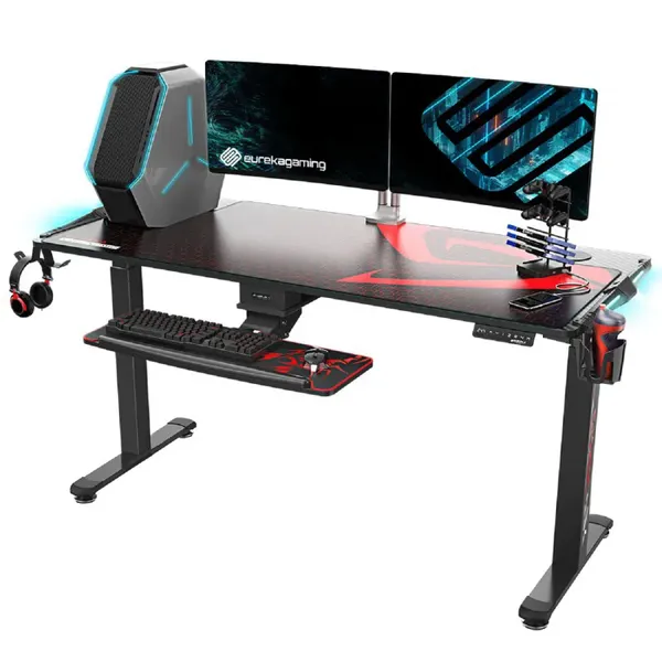 Стол для компьютера (для геймеров) EUREKA ERK-EGD-S62B-V1 артикул A150104-1 в интернет-магазине «HiFi-Trade»