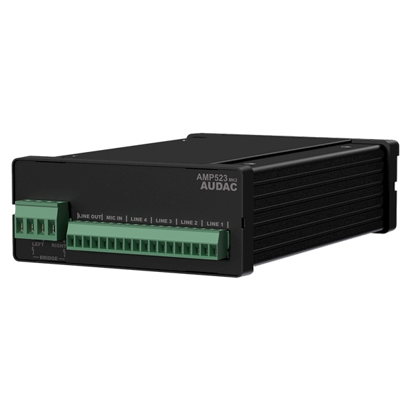 Двухканальный усилитель-микшер Audac AMP523MK2 артикул A130554-1